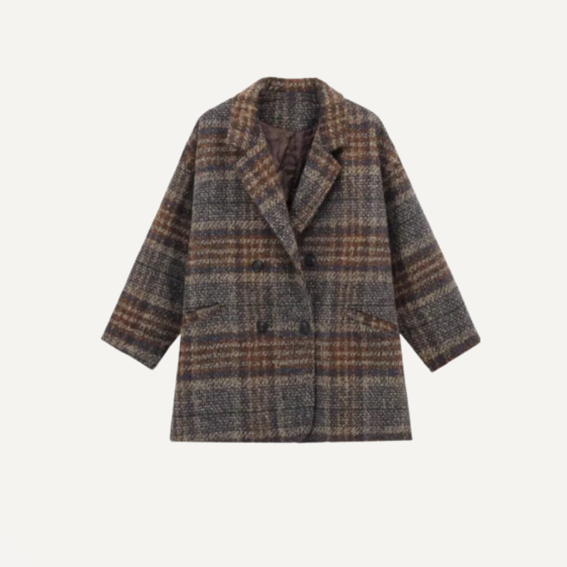 Richriver ジップアウター ジャケット チェック柄 ヴィンテージ 上品③ 古着 40s Chippewa ロングポイント襟 カラフル チェック ウール