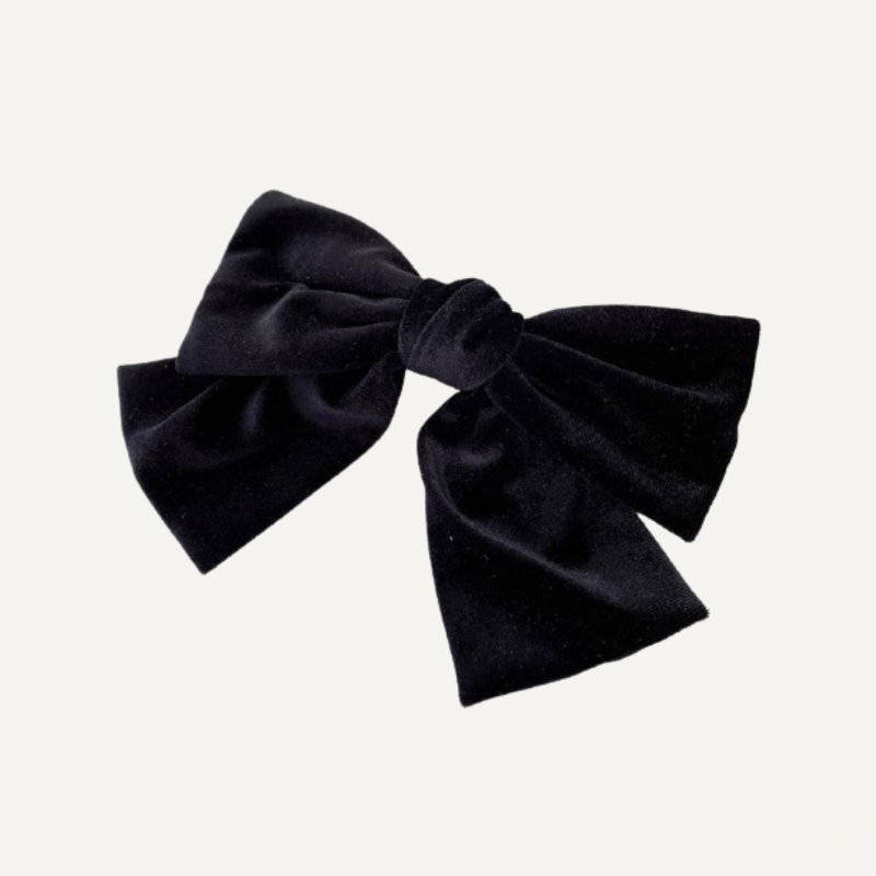 【人気商品】 ベロアリボンバレッタ furry.officialstore – ヘアアクセサリー
